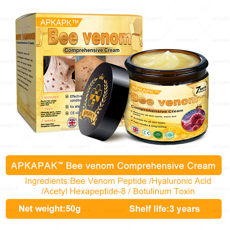 🐝 🐝APKAPK® Bee venom Comprehensive Cream 🔥 Sagging Skin, Fine Lines, Loss of Firmness, Flat Bust, Drooping Hips, and More
