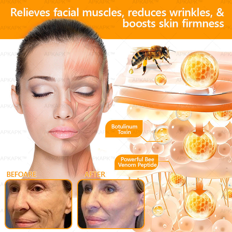 🐝 🐝APKAPK® Bee venom Comprehensive Cream 🔥 Sagging Skin, Fine Lines, Loss of Firmness, Flat Bust, Drooping Hips, and More