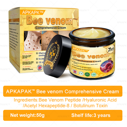 🐝 🐝APKAPK® Bee venom Comprehensive Cream 🔥 Sagging Skin, Fine Lines, Loss of Firmness, Flat Bust, Drooping Hips, and More